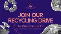 Global Recycling Drive Animation