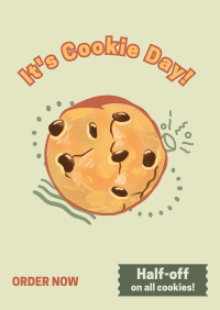 Cookie Day Illustration Poster