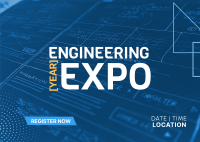 Engineering Expo Postcard