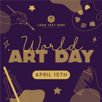 World Art Day Instagram Post