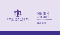 Law Business Card example 2