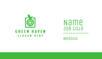 Green Food Photography Business Card Image Preview