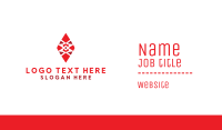 Red Ruby Business Card Design