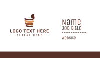 Chocolate Drink Business Card Design