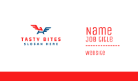 Political Winged Letter A Business Card
