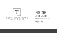 Business Company Square Business Card