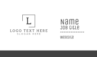 Business Company Square Business Card