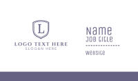 English Business Card example 2
