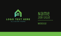 Green A House Business Card