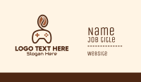 Game Controller Coffee Bean Business Card