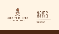 Game Controller Coffee Bean Business Card