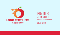 Fast Fruit Delivery Business Card