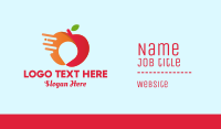 Fast Fruit Delivery Business Card Design