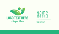 Green Gradient Environmentalist Business Card