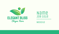 Green Gradient Environmentalist Business Card