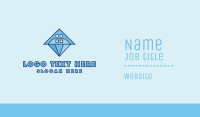 Polygon House Diamond Business Card Design