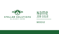 Green Vegan House Business Card Image Preview