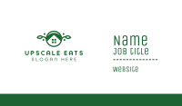 Green Vegan House Business Card Image Preview