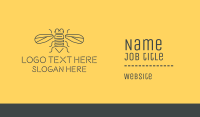 Honeybee Bee Business Card Design