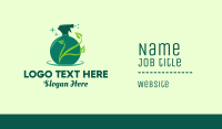 Green Natural Gardening Spray Business Card