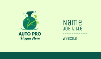 Green Natural Gardening Spray Business Card