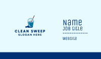 Cleaning Mop Bucket  Business Card Image Preview