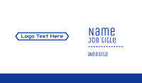 Simple Digital Wordmark Business Card