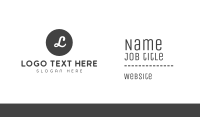 Showroom Business Card example 1