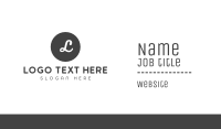 New York Circle Business Card