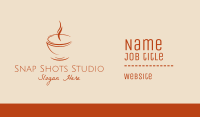Cuppa Steam Cafe Business Card