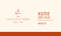 Cuppa Steam Cafe Business Card