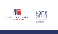 American Marketing Flag Business Card