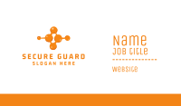 Orange Molecule Business Card