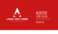 Red Maple Leaf Business Card