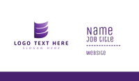 Violet Business Card example 4