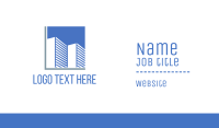 Blue And White Business Card example 4