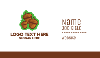 Three Acorns Business Card