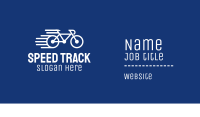 Simple Fast Bicycle Bike Business Card