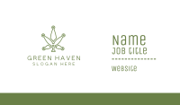 Cannabis Weed Tech Business Card Image Preview