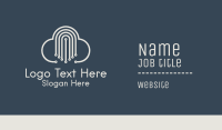 Cloud Storage Business Card example 2