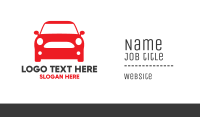 Small Red Car Business Card