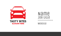 Small Red Car Business Card