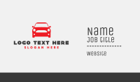 Small Red Car Business Card