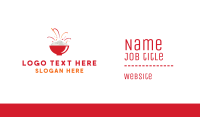 Food Blog Business Card example 3