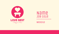 Pink Love Seat Business Card Image Preview