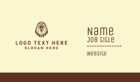 Brown Wild Eagle Business Card Design