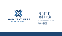 Blue Star Business Card example 2