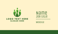 Green People Plant  Business Card