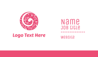 Pink Cupcake Business Card example 1