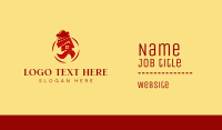 Jogging Business Card example 4